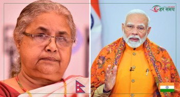 प्रधानमन्त्री कार्की र नरेन्द्र मोदीवीच वार्ता, भारतको सहयोग जारी रहने