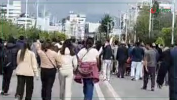 एमाले प्रदर्शनले माइतीघर क्षेत्र तनावग्रस्त