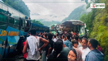 तीन वटा सवारीसाधन ठोक्किँदा २६ जना घाइते