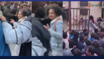 भक्तजन र प्रहरीमाथि अभद्र व्यवसार गर्ने युवक पक्राउ