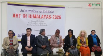 आर्ट इन हिमालयज २०२६’ अन्तर्राष्ट्रिय कला प्रदर्शनी सुरु