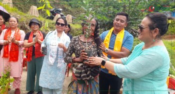 टाकुरेमा २६६८ बिरुवा वितरण, जलवायु र महिला सशक्तीकरणमा जोड