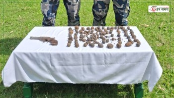 कैलालीमा कटुवा पेस्तोल र एक किलो चरेश बरामद