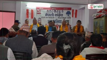 सिन्धुपाल्चोकमा नेपाली कांग्रेसको समीक्षा, अपेक्षित परिणाम  प्राप्त हुन नसकेकोप्रति चिन्ता 