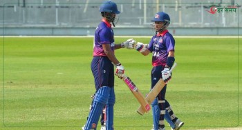 नेपाल अमेरिकासँग ४ विकेटले पराजित