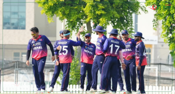 कप्तान पौडेलको शतकका बाबजुद नेपाल यूएईसँग पाँच विकेटले पराजित