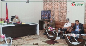 कोशी प्रदेशका मुख्यमन्त्री र इजरायली राजदूतबिच भेट