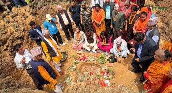 लम्कीचुहा सह–लगानी खानेपानी आयोजनाको दोस्रो चरणको शिलान्यास, खानेपानीको समस्या टर्ने मेयर शाहीको भनाई