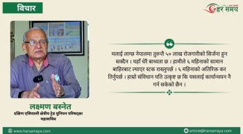 मजदुरहरुको ताकतलाई कमजोर ठान्यो भने दुर्घटन हुन्छ : लक्ष्मण वस्नेत