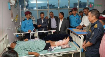 नवनियुक्त मन्त्रीहरूले लिए उपचाररत घाइतेहरूको स्वास्थ्य अवस्थाबारे जानकारी