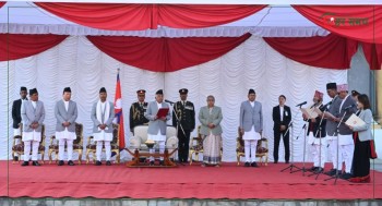 नवनियुक्त चार मन्त्रीले लिए पद तथा गोपनीयताको शपथ