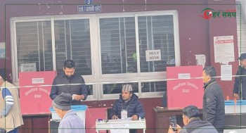 रास्वपा सभापति लामिछाने र वरिष्ठ नेता शाहद्वारा मतदान