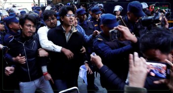 सिंहदरबार छिर्ने प्रयास गरेका जेनजी समूहका मिराज ढुंगानालगायतलाई प्रहरीले लखेट्यो