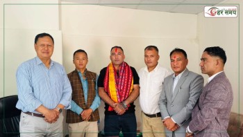 एमाले युवा संघका केन्द्रीय सदस्य सूर्य खड्का कांग्रेसमा प्रवेश