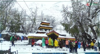 मुस्ताङमा भारी हिमपात, जनजीवन प्रभावित