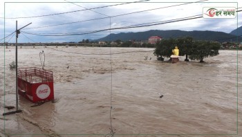 नारायणीमा बाढीको उच्च जोखिम, जलसतह १३ मिटरसम्म पुग्ने पूर्वानुमान