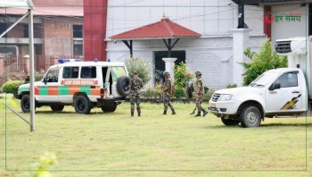 रास्वपाको बन्दसत्रमा नेपाली सेनाको बम डिस्पोजल टोली