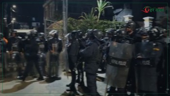 ओली निवासमा प्रहरी घेरा