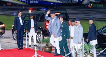 प्रधानमन्त्री ओली तुर्कमेनिस्तानबाट स्वदेश फिर्ता (भिडियोसहित)