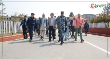 गृहमन्त्री अर्यालसहित उच्च अधिकारीबाट उपत्यकाका विभिन्न मतदान स्थलको अनुगमन