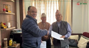 प्रचण्ड र गोपाल किरातीबीच ऐतिहासिक एकता घोषणा