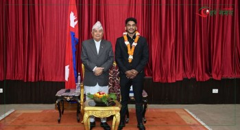 देशलाई विश्वभर चिनाउने खेलाडीको सम्मान गर्न सरकारले ध्यान दिनुपर्छ : राष्ट्रपति पौडेल