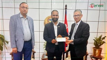  वायुसेवा निगमका कर्मचारीको तलबबाट बाढीपीडितका लागि ९८ लाख सहयोग