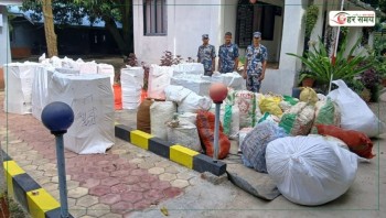 रौतहटमा ३५ लाख बढीको अवैध सामान बरामद