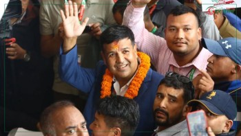 डा.सुनिल शर्माद्वारा कांग्रेस महामन्त्रीमा उम्मेदवारी दर्ता 