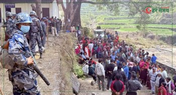 स्याङ्जाको बालज्योति विद्यालयमा रोकिएको मदतान दुई घण्टापछि फेरि सुरु