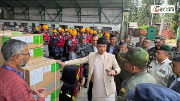 रसुवा बाढी : थप उद्धार सामग्रीसहित सुरक्षा टोली परिचालन, आगो बालेर धुवाँमार्फत सिग्नल दिन आग्रह
