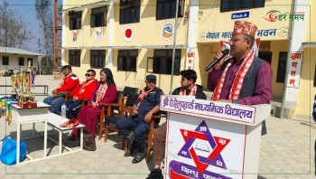 इन्द्रावती गाउँपालिकामा दोस्रो वडाध्यक्ष भलिबल प्रतियोगिता सुरु