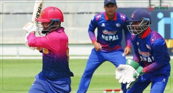 विश्वकपअघि नेपालको दमदार सुरुवात, यूएई ७ विकेटले पराजित