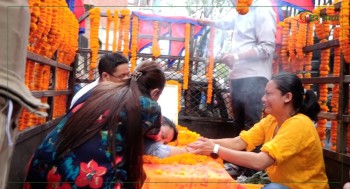जेनजी आन्दोलनमा मृत्यु भएकाहरुको सामूहिक शवयात्रा निकालियो