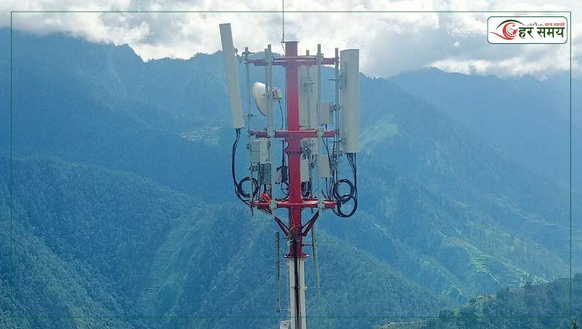 मुगुको बाम गाउँमा पुग्यो नेपाल टेलिकमको फोरजी सेवा