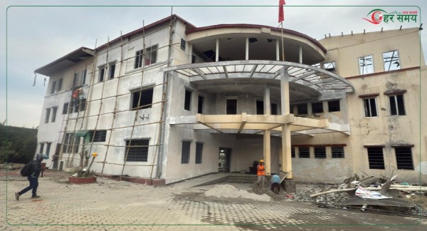 एमाले मुख्यालयको मर्मत सुरु