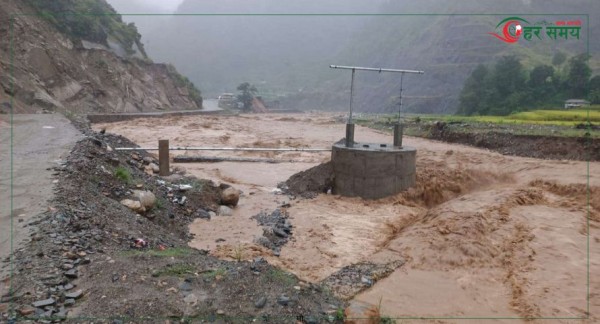 बाढी पहिरोका कारण करिब १० करोड बराबरको क्षति