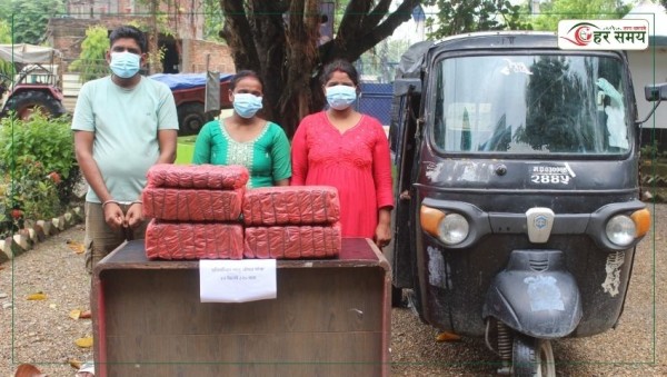 २२ किलोभन्दा बढी गाँजासहित तीन जना पक्राउ