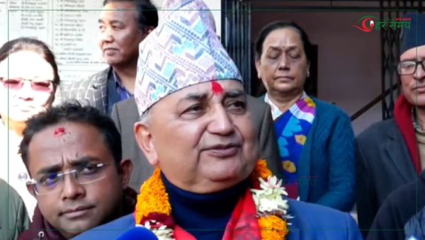 एमालेको जित सुनिश्चित छ : ईश्वर पोखरेल