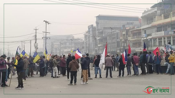 केबलकार निर्माण खारेजीको माग गर्दै गरिएको बन्दले पूर्वको जनजीवन प्रभावित
