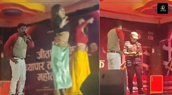 प्रशासनको निर्देशन बेवास्ता गरेको भन्दै गायकको माइक प्रहरीले खोस्यो