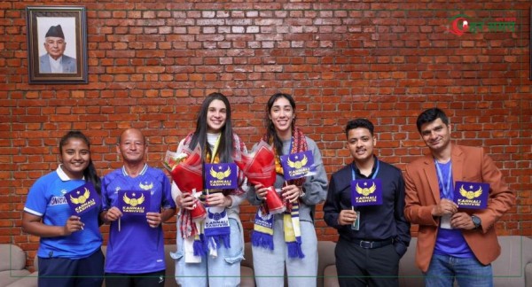 एभरेस्ट महिला भलिबल लिग खेल्ने कर्णाली यशभिसका ३ खेलाडी नेपाल आइपुगे