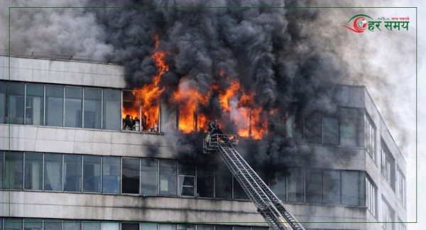 मस्कोस्थित कार्यालय भवनमा आगलागी, १६ जना उद्धार