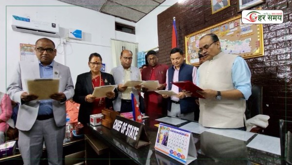 मधेश प्रदेशमा मन्त्रिपरिषद् विस्तार, ५ मन्त्रीले लिए शपथ
