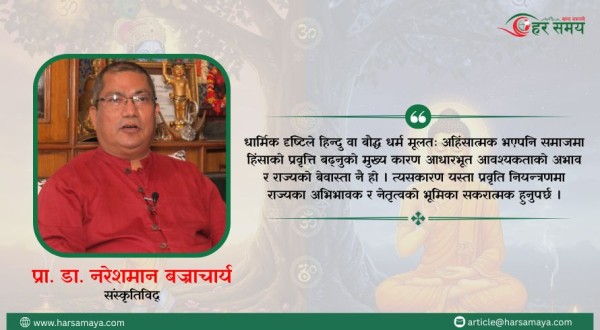 ‘नेपालमा हिंसात्मक प्रवृत्ति नियन्त्रणमा अभिभावक र नेतृत्वको भूमिका निर्णायक’ (भिडियोसहित)