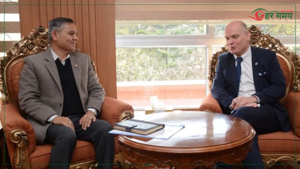 गृहमन्त्री अर्यालसँग युएनओडिसी क्षेत्रीय प्रतिनिधिको शिष्टाचार भेट