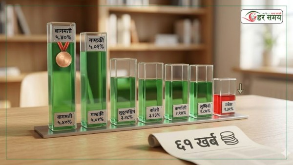 बागमती प्रदेशको आर्थिक वृद्धि सबैभन्दा उच्च