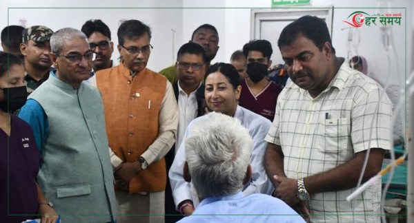 गृहमन्त्री लेखकद्धारा हैजा संक्रमण उपचाररत विरामीको स्वास्थ्य अवस्थाबारे जानकारी