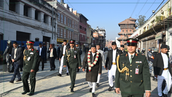 राष्ट्रपति पौडेलबाट वसन्त श्रवण (फोटो फिचर)