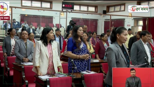 प्रधानमन्त्रीले दिएको सीमाबारे अभिव्यक्तिको विरोध, राष्ट्रिय सभा स्थगित
